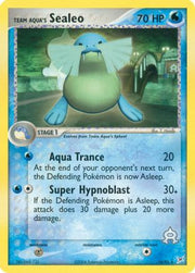 Team Aqua's Sealeo 016/95  Team Magma vs Team Aqua - Rare