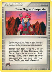 Team Magma Conspirator 082/95  Team Magma vs Team Aqua - Uncommon