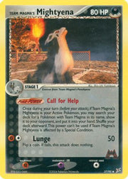 Team Magma's Mightyena 037/95  Team Magma vs Team Aqua - Uncommon