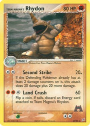 Team Magma's Rhydon 022/95  Team Magma vs Team Aqua - Rare