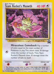 Team Rocket's Meowth 018/53  WoTC Promo - Promo