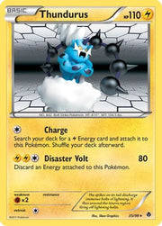 Thundurus 035  - Holofoil Emerging Powers - Holo Rare