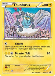 Thundurus 050  - Reverse Holofoil Legendary Treasures - Holo Rare
