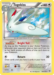 Togekiss 104/135  - Reverse Holofoil Plasma Storm - Holo Rare