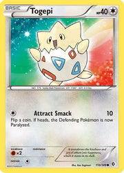Togepi 110  - Reverse Holofoil Boundaries Crossed - Common