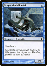 Grayscaled Gharial (RAV-052) - Ravnica: City of Guilds Foil