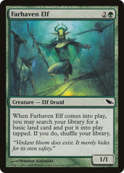 Farhaven Elf (SHM-113) - Shadowmoor Foil