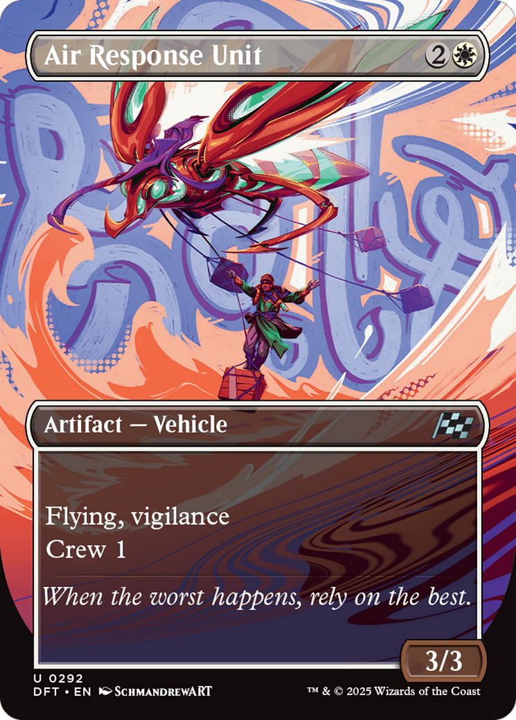 Air Response Unit (Borderless) (DFT-292) - Aetherdrift (Borderless) Foil