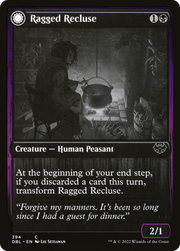 Ragged Recluse // Odious Witch (DBL-394) - Innistrad: Double Feature: (Double Faced Transform)