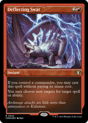Deflecting Swat (Foil Etched) (CMM-532) - Commander Masters Foil