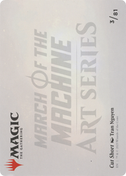 Cut Short // Cut Short (AMOM-003) - March of the Machine Art Series (Borderless) Foil