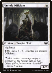 Unholy Officiant (VOW-041) - Innistrad: Crimson Vow Foil