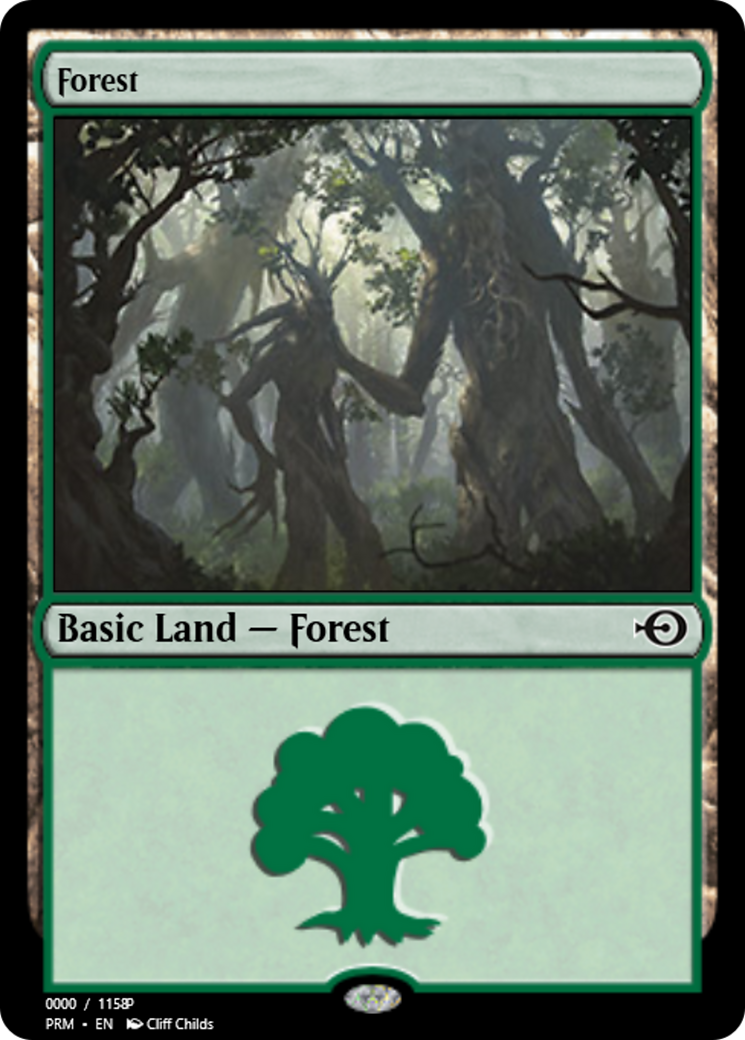 Forest (PRM-81878) - Magic Online Promos Foil