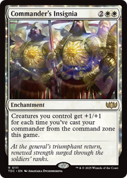 Commander's Insignia (TDC-111) - Commander: Tarkir: Dragonstorm: (enchantment)