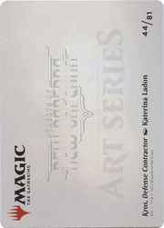 Kros, Defense Contractor // Kros, Defense Contractor (ASNC-044) - New Capenna Art Series (Borderless) Foil