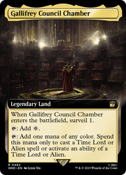 Gallifrey Council Chamber (WHO-462) - Doctor Who: (Extended Art) Foil