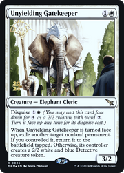 Unyielding Gatekeeper (PRE-035) - Murders at Karlov Manor Promos Foil