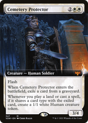 Cemetery Protector (VOW-347) - Innistrad: Crimson Vow: (Extended Art)
