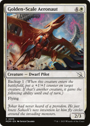 Golden-Scale Aeronaut (MOM-015) - March of the Machine Foil