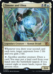 Zimone and Dina (PRE-257S) - March of the Machine Promos Foil