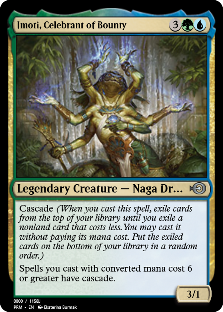 Imoti, Celebrant of Bounty (PRM-86278) - Magic Online Promos