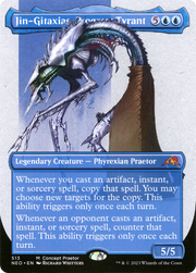 Jin-Gitaxias, Progress Tyrant (ONE-513) - Kamigawa: Neon Dynasty (Borderless)
