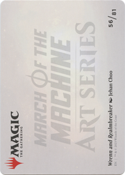 Wrenn and Realmbreaker // Wrenn and Realmbreaker (AMOM-056) - March of the Machine Art Series (Borderless) Foil