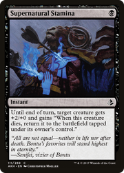 Supernatural Stamina (AKH-111) - Amonkhet