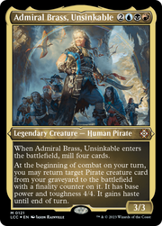 Admiral Brass, Unsinkable (LCC-121) - The Lost Caverns of Ixalan Commander Foil