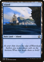 Island (AFR-268) - Adventures in the Forgotten Realms Foil