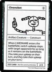 Chronobot (CMB1-105) - Mystery Booster Playtest Cards 2021