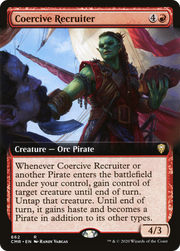 Coercive Recruiter (CMR-662) - Commander Legends: (Extended Art) Foil