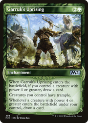 Garruk's Uprising (M21-308) - Core Set 2021: (Showcase)