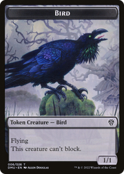 Bird (DMU-006) - Dominaria United Tokens Foil