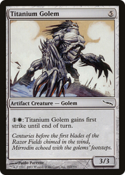 Titanium Golem (MRD-263) - Mirrodin