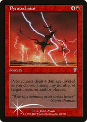 Pyrotechnics (7ED-210★) - Seventh Edition Foil
