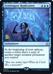 Extravagant Replication (PRE-154) - Foundations Promos: (enchantment) Foil