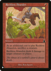 Reckless Abandon (LIST-UDS-94) - The List
