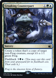 Croaking Counterpart (PRE-215S) - Innistrad: Midnight Hunt Promos Foil