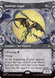 Darkstar Augur (BLB-311) - Bloomburrow: (Showcase) (Borderless) Foil