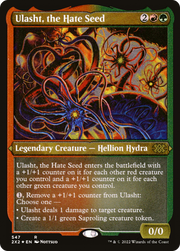 Ulasht, the Hate Seed (2X2-547) - Double Masters 2022 Etched Foil