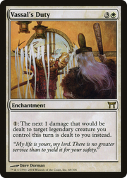 Vassal's Duty (CHK-048) - Champions of Kamigawa Foil