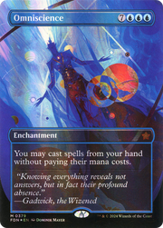 Omniscience (Borderless) (Mana Foil) (FDN-379) - Foundations (Borderless) Foil