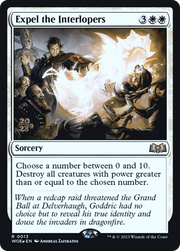 Expel the Interlopers (PRE-013) - Wilds of Eldraine Promos Foil