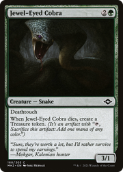 Jewel-Eyed Cobra (MH2-168) - Modern Horizons 2 Foil