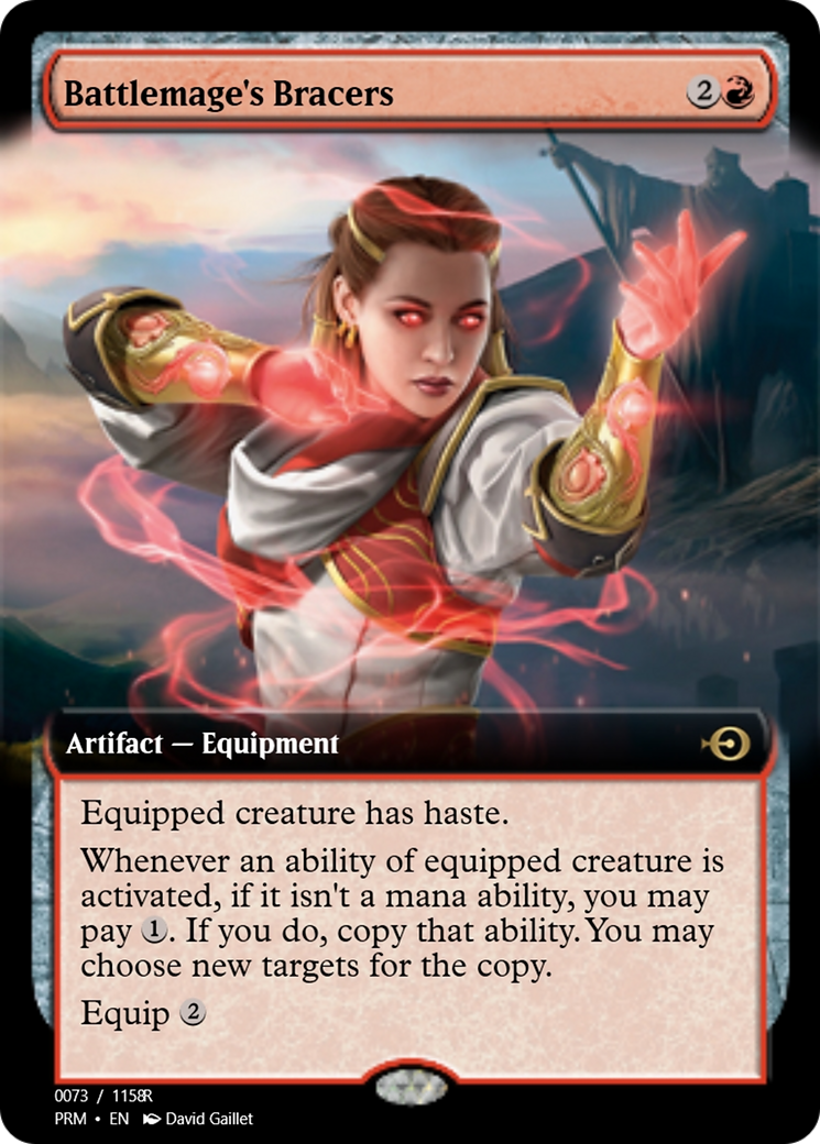 Battlemage's Bracers (PRM-90118) - Magic Online Promos Foil