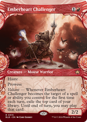 Emberheart Challenger (BLB-315) - Bloomburrow: (Showcase) (Borderless)