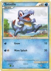 Totodile (#14) 014  HGSS Trainer Kit Gyarados & Raichu - Common