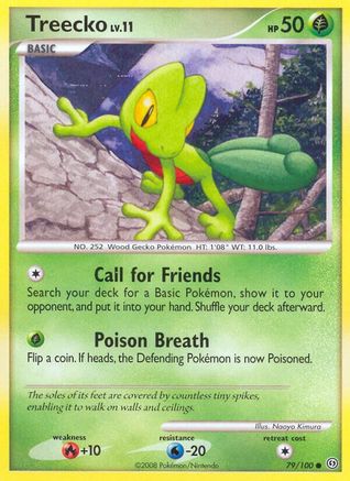 Treecko 079/100  Stormfront - Common