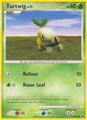 Turtwig (77) 077  - Reverse Holofoil Majestic Dawn - Common